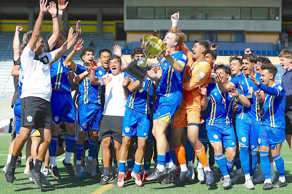 Langley United Soccer Association’s (LUSA) League1 BC men’s team won the league championship in their inaugural season, downing Vancouver Whitecaps Academy at UBC Thunderbird Stadium.