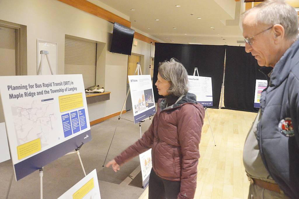 Langley open house showcases Bus Rapid Transit plans